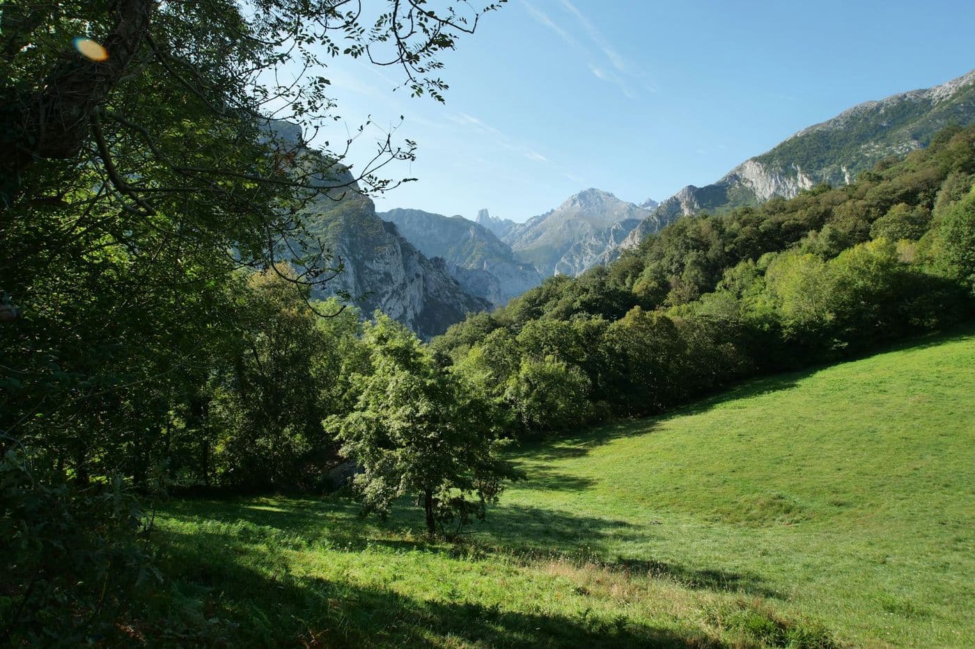 A green valley around Corvera