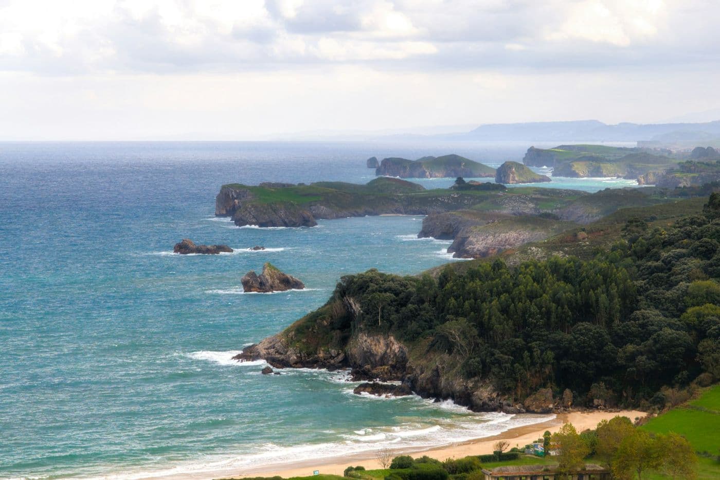 The coast at Cape Peñas, in Gozón