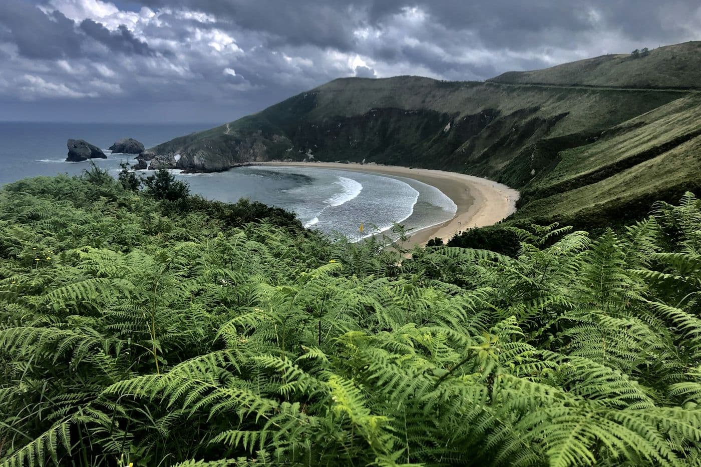 The western coast near Soto del Barco